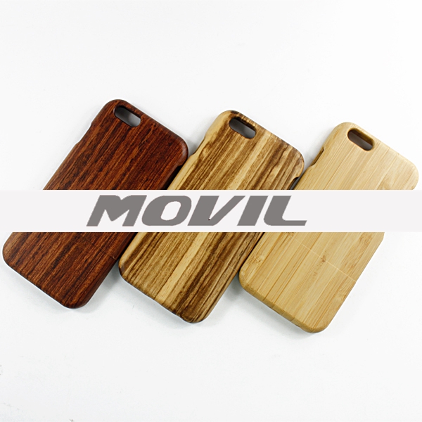 Np-2384 Funda de auténtica madera de bambú para iPhone 6-11
